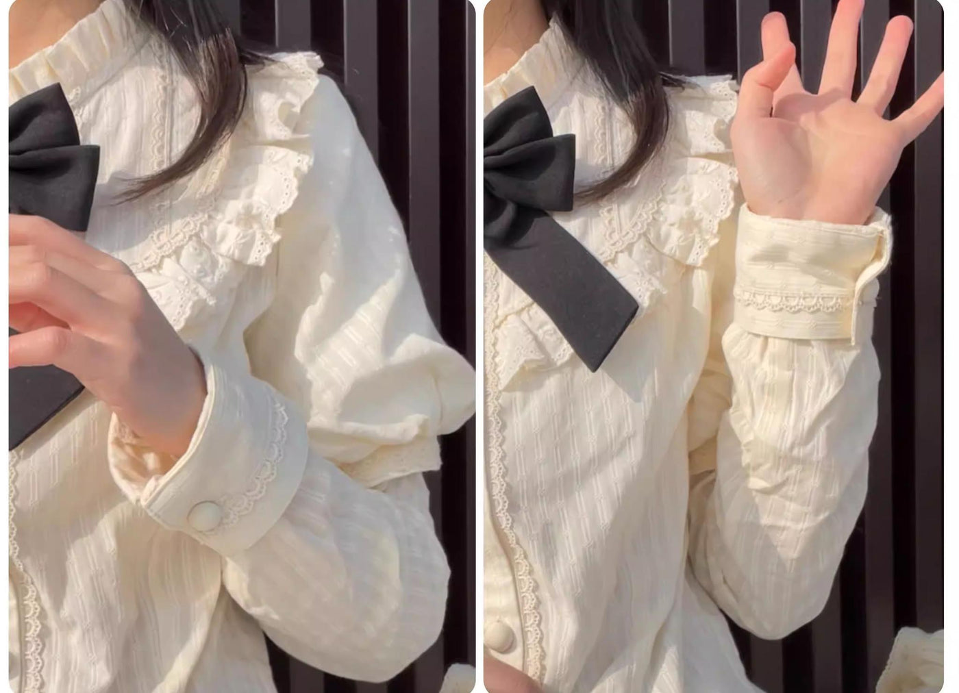 Rich Girl - Elegant Lolita Blouse and Skirt, Detachable Sleeves (L M S XL) 8152:833030