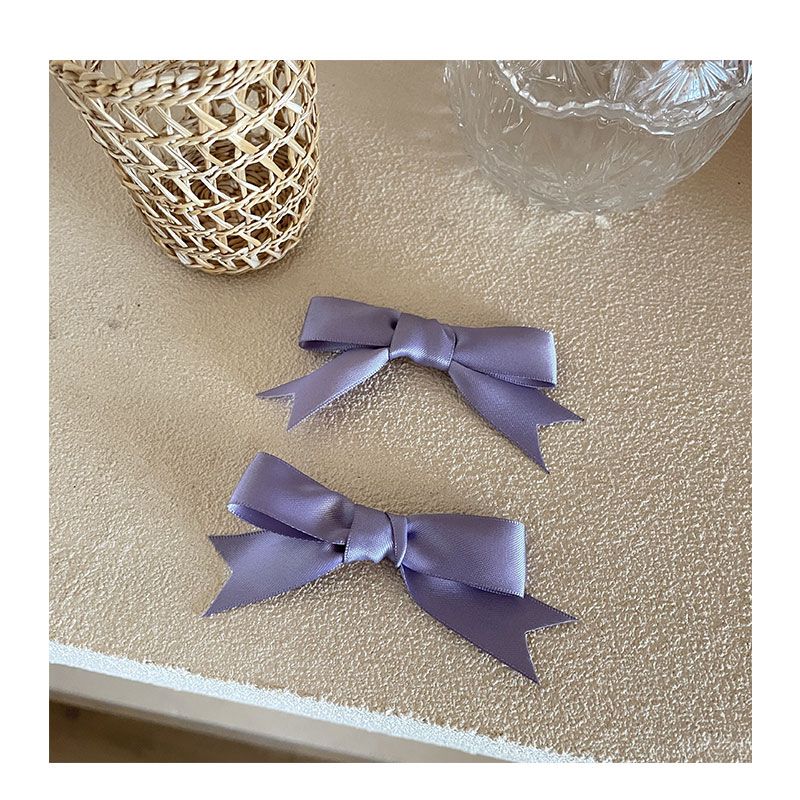 Handmade - Glossy Swallowtail Bow - Hair Tie, Clip or Brooch - detail view 11
