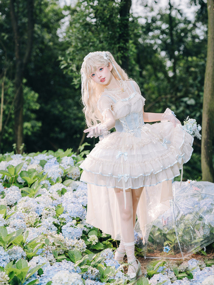 ZhiJinYuan - Time Waltz - Sweet Lolita Short Dress Ballet Style JSK