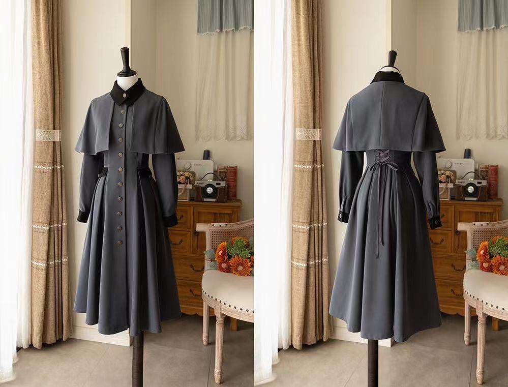 Forest Wardrobe - Elegant Lolita Dress Winter Lolita - Coat Dress JSK Dress