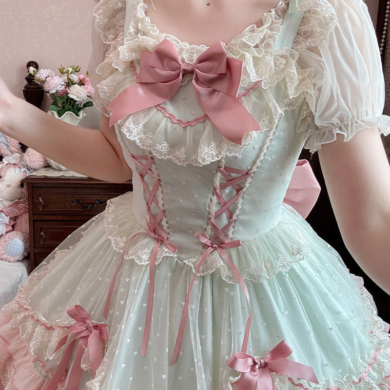 ZhiJinYuan - CandyHouse- Original Lolita French Ballet Style JSK  Dress - Lolita Fetch