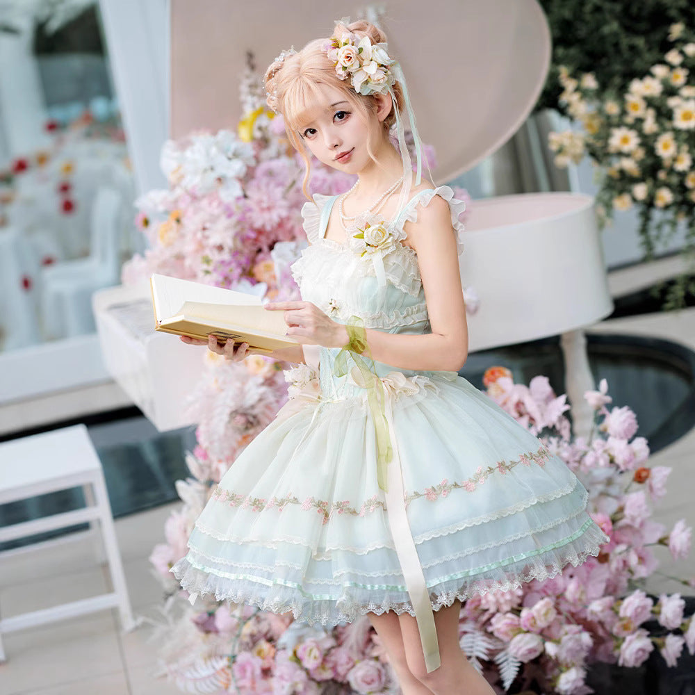 Zhijinyuan - Misty Champagne - Lolita Lolita Dress Summer New Age-Reducing Slimming Lolita Dress - Lolita Fetch