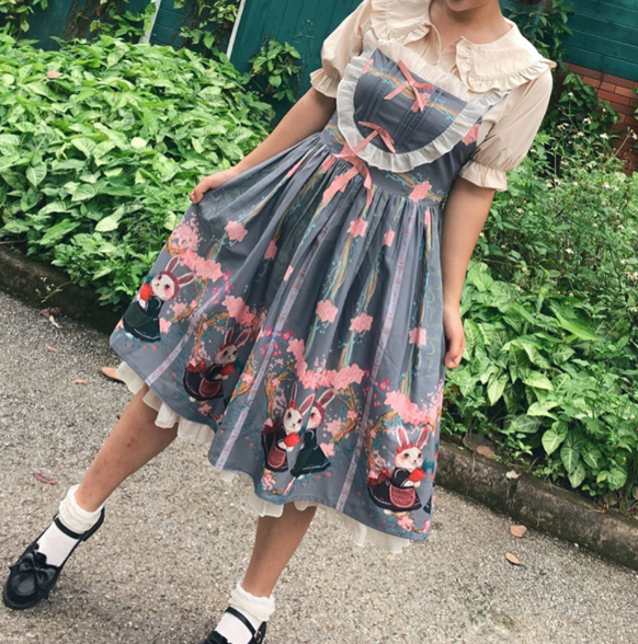 Niu Niu - Plus Size Lolita Blouse - Oversized Short Sleeve Shirt Innerwear