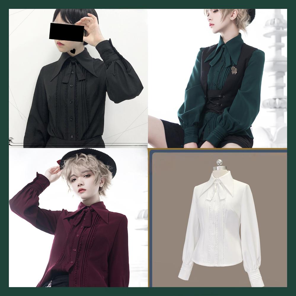 Princess Chronicles - Retro Ouji Lolita Blouse Multicolors - Innerwear