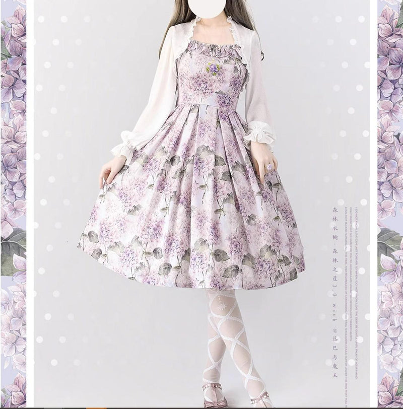 Forest Wardrobe - Forest Basket 3.0 - Vintage Lolita JSK Dress for Summer