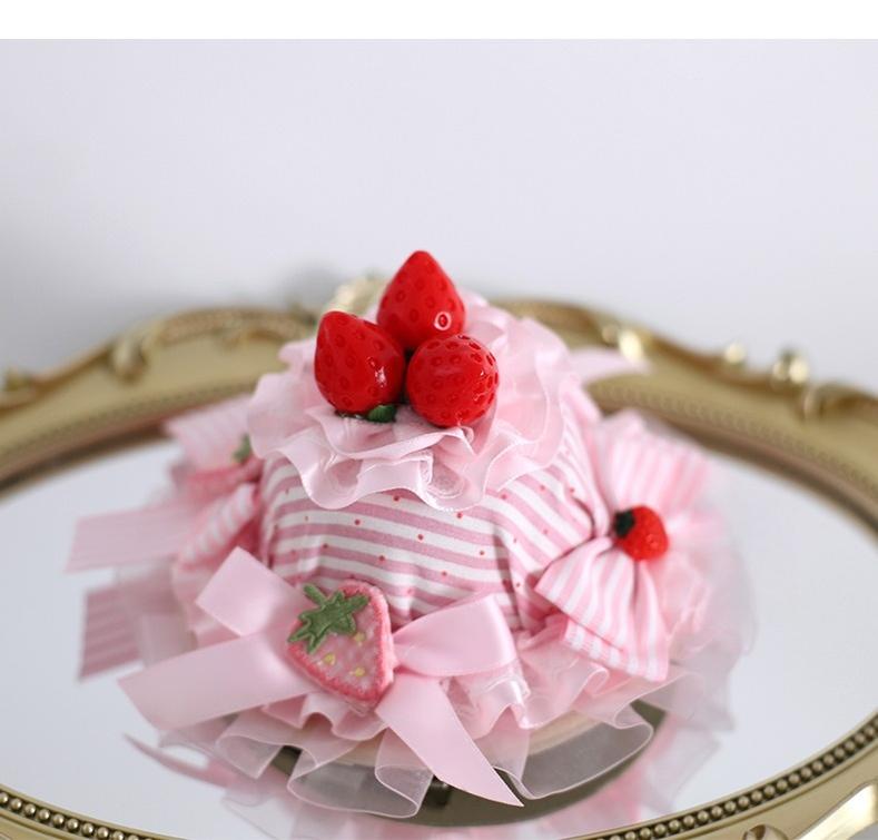 Xiaogui - Sweet Lolita Strawberry Head - Accessory Headwear