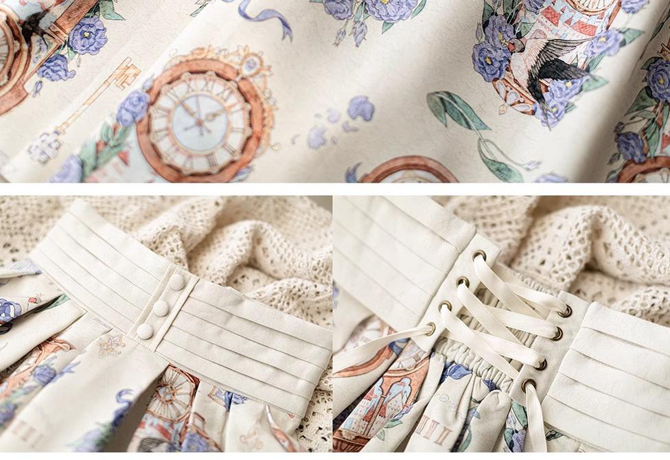 Forest Wardrobe - Eternal Echo - Sweet Lolita Skirt Classic Daily Lolita Blouse