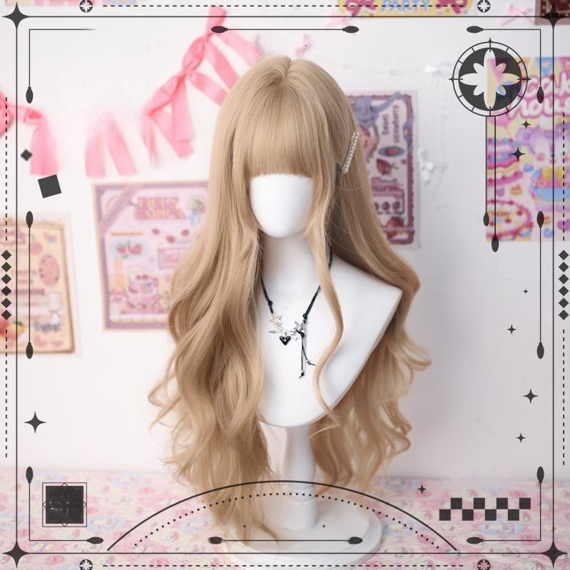 Dalao Home - Sweet Lolita Wig Double Ponytails - Long Wavy Wig Wig