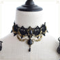 Gothic Lace Necklace Model 04