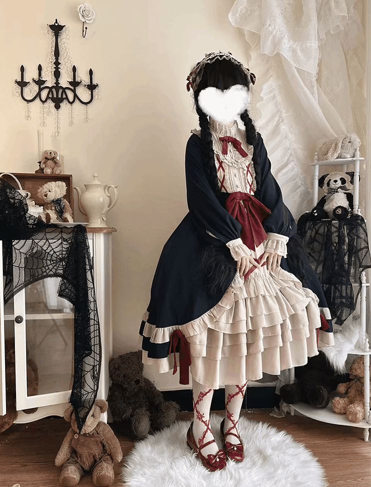 Niu Niu - Halloween Plus Size Lolita OP Dress - OP Dress