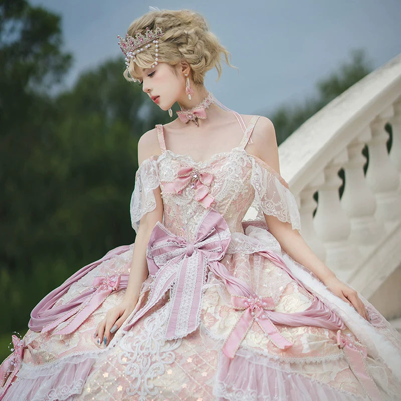 Snow Meow -  Wedding Japanese Style Sweet Princess Gown Daily Outfit