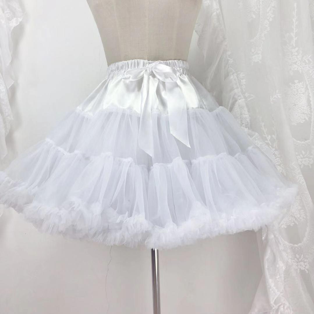 Hanguliang - Love Feathered Bond - Wedding Sweet Lolita JSK Dress, Hime Sleeve Blouse