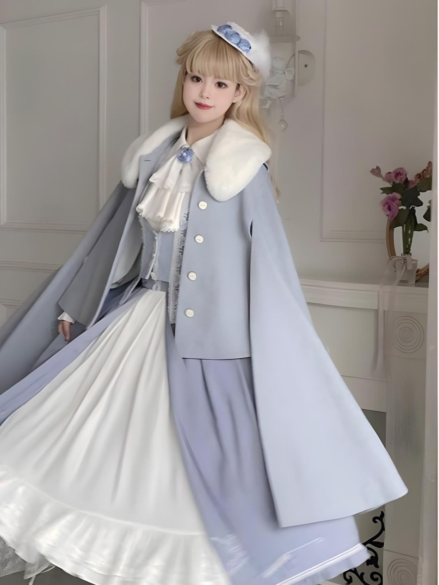 Polyhymnia - Miss Leisha - Classic Lolita skirt set with an embroidered long skirt - product detail 4