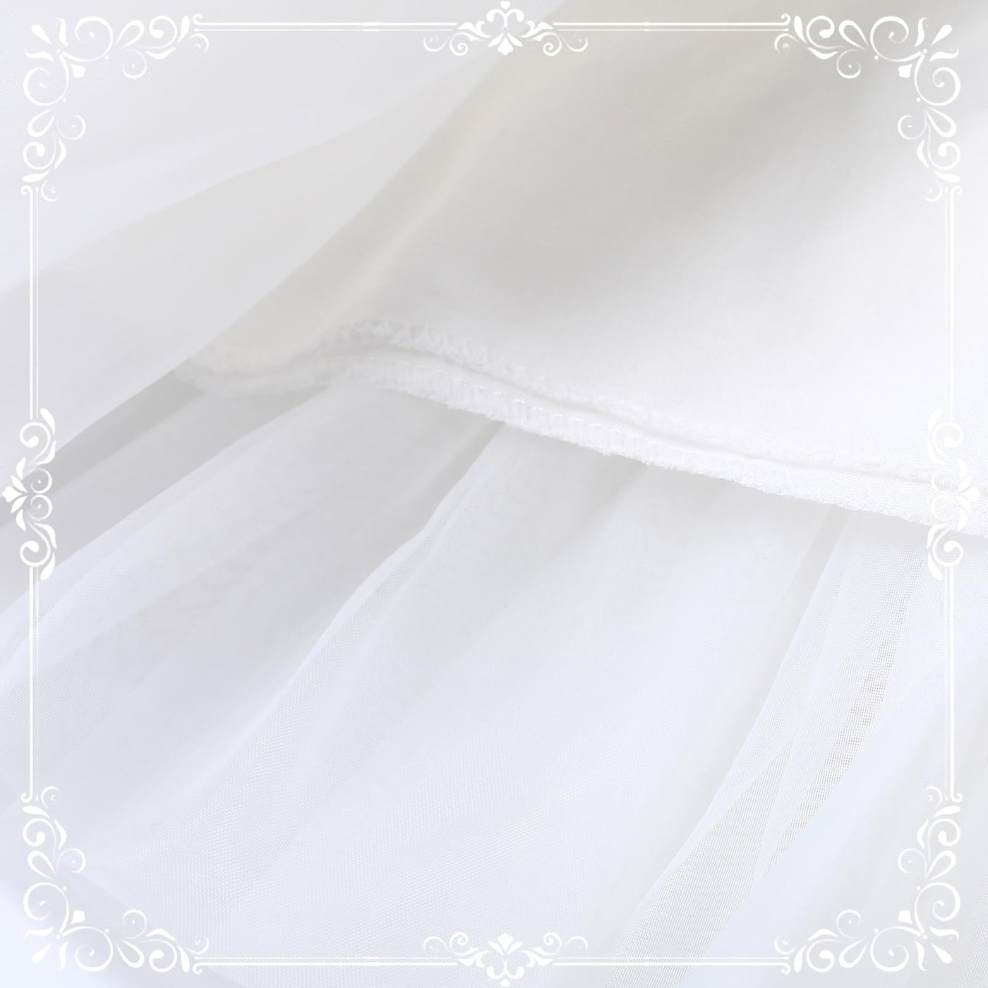 Aurora&Ariel - Short A-Line Petticoat Collection - 35 cm short A-line petticoat with five volume levels and layered