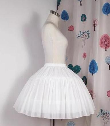 Krncrlo - Adjustable Lolita Hoop Puffy - Petticoat, 17.7" (45 cm) Petticoat