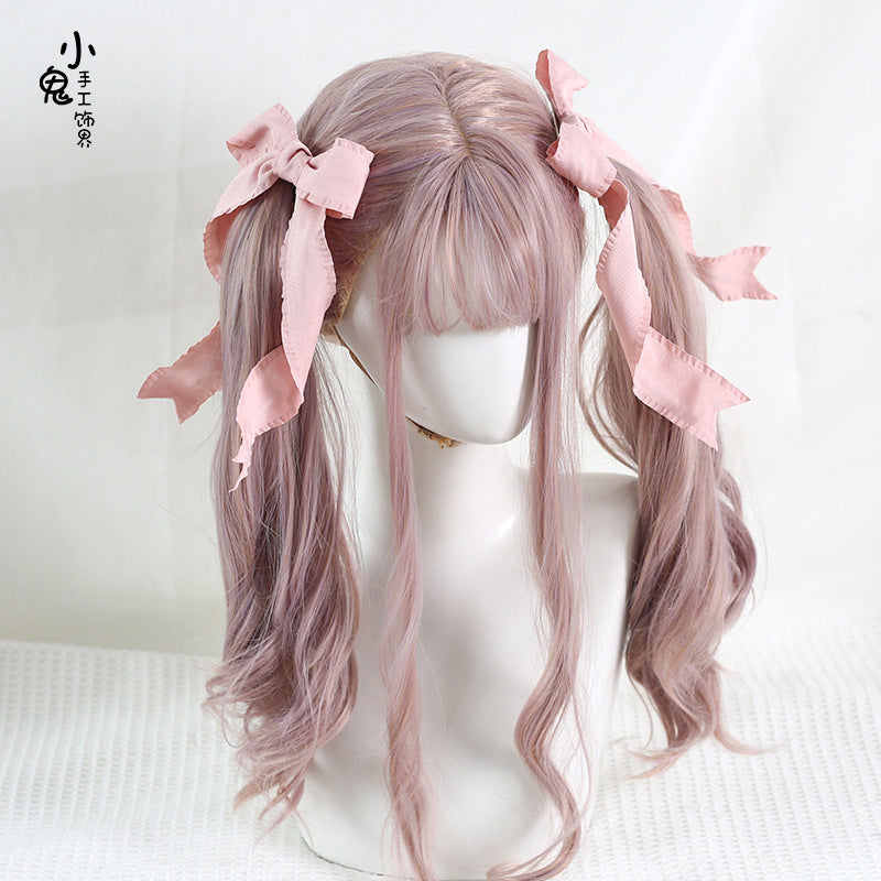 Original  Double Ponytail Twist Hair Clip Lolita Sweet Pair Clip Lo Side Clip Anime Cosplay Adjustable Styling