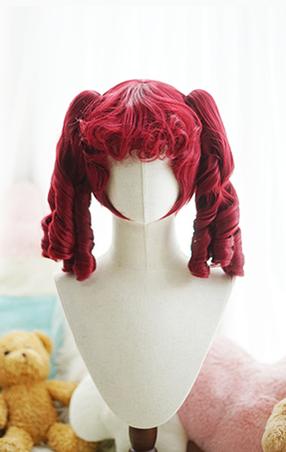 Imperial Tea - Roman Roll - Lolita wig with Roman curls and double ponytails - product detail 9