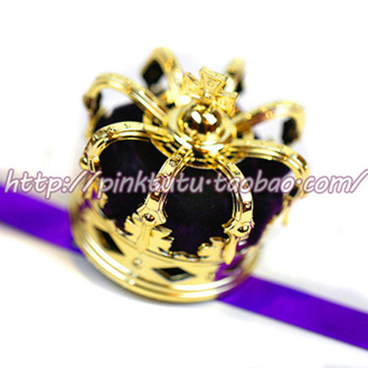 Lolita Crown Hair Accessories Gorgeous Rose Crown Hairband Headdress Golden Crown Hair Clip COS Crown Headdress