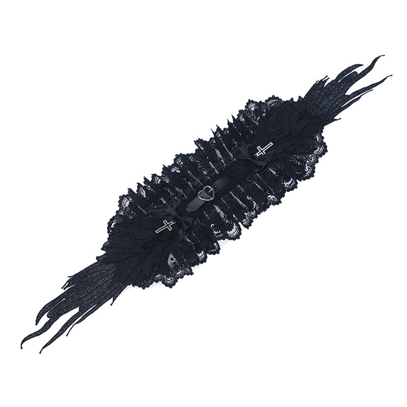 Gothic Dark Angel Wings Headband - Harajuku Subculture Punk Lolita Cosplay - Lolita Fetch