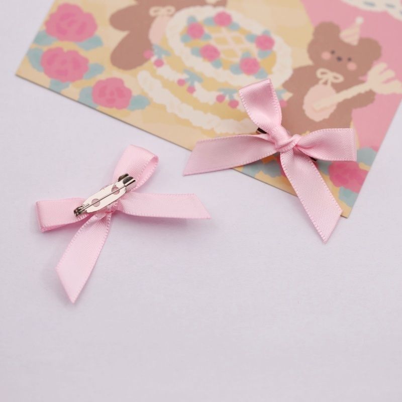 Handmade - Mini Ribbon Bow - Brooch Sets - detail view 7