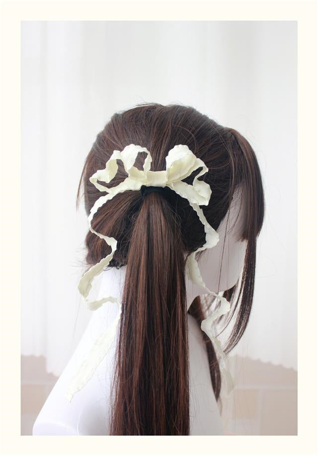 Original Handmade Double Ponytail Twist Hair Clip Lolita Girl Sweet Pair Clip Japanese Anime Cosplay Styling Hair Accessory