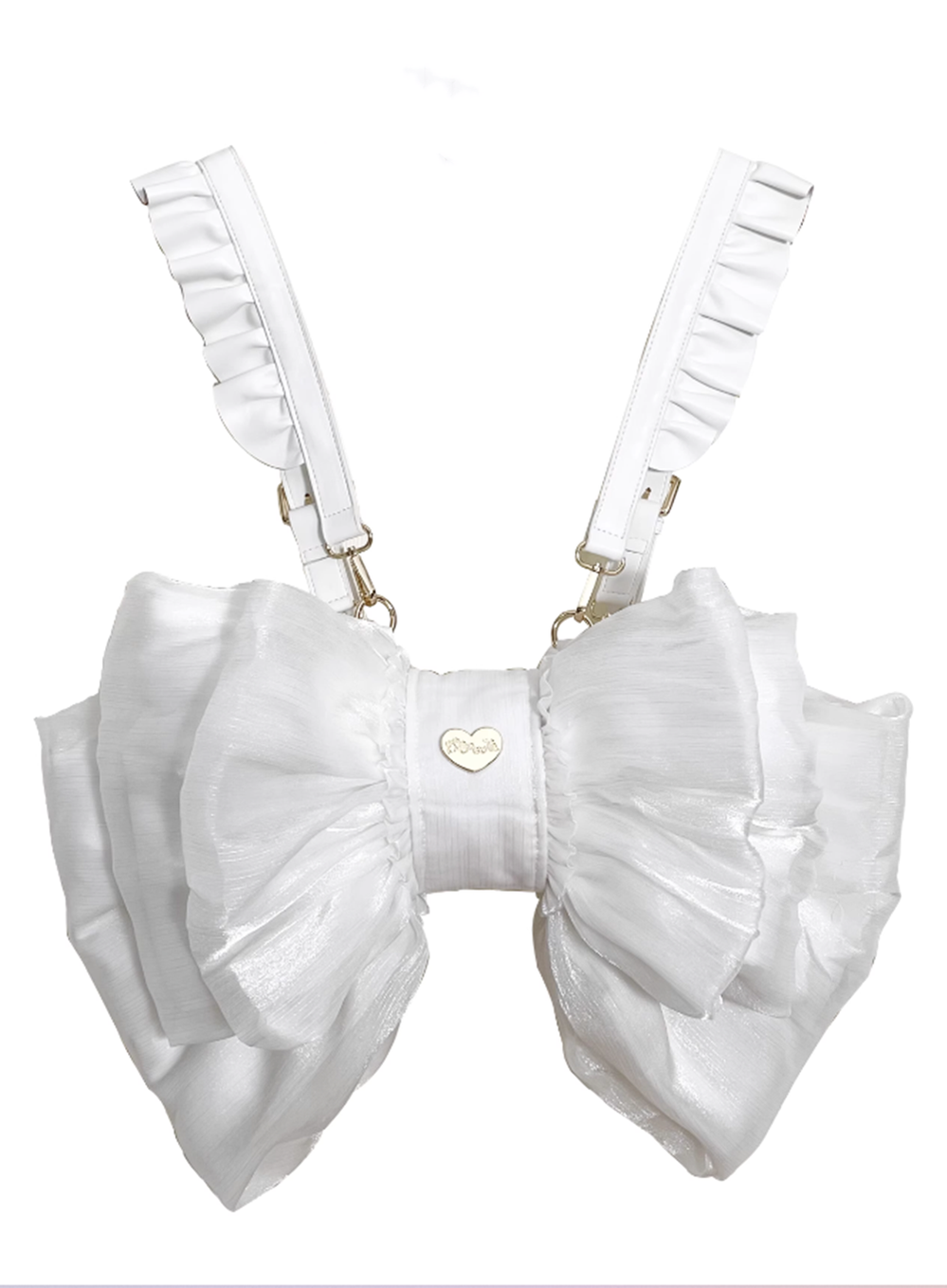 Boguta - Satin Butterfly - Lolita Bag with Butterfly Bow and Detachable Straps