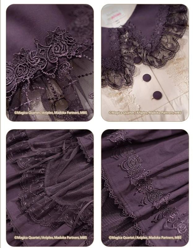 NyaNya - IP Collab Lolita Dress Madoka Kaname Homura Akemi Lolita OP dress