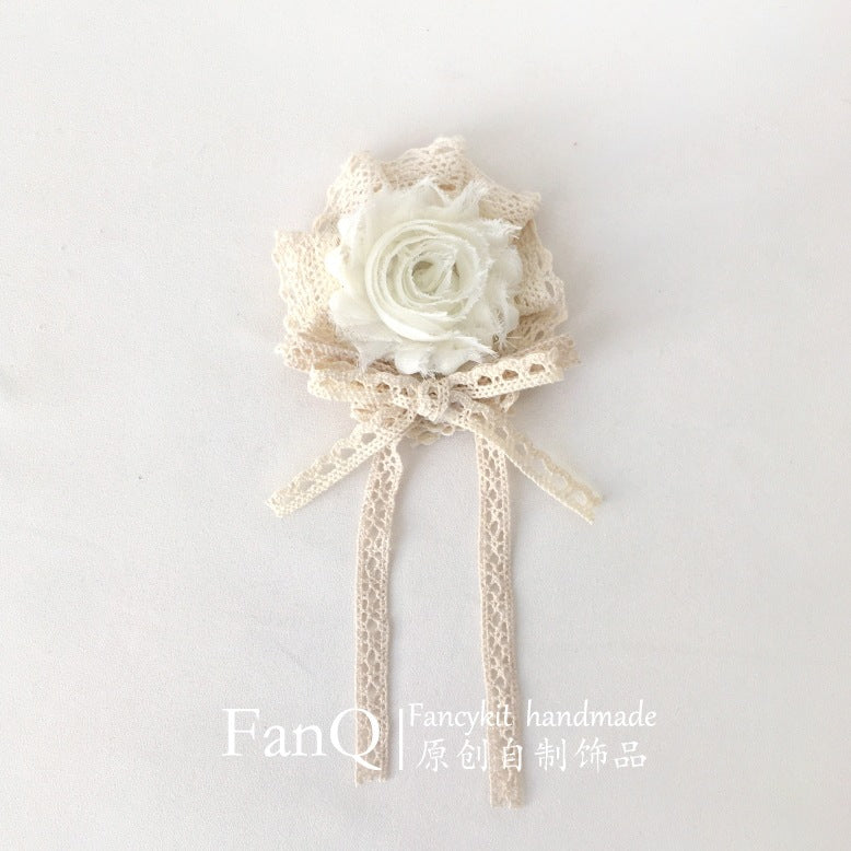 Original Handmade Lolita Element Rose Flower Pill Necklace Lolita Style Handcraft