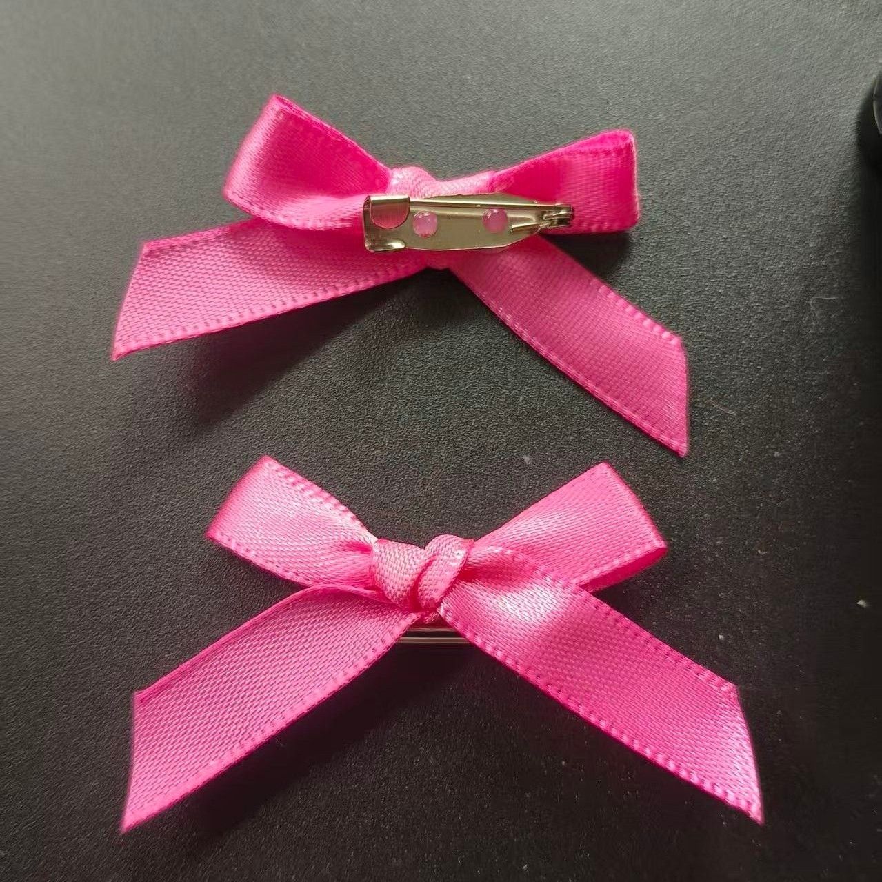 Handmade - Mini Ribbon Bow - Brooch Sets - detail view 11