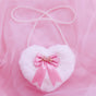 Nœud rose + sac blanc love