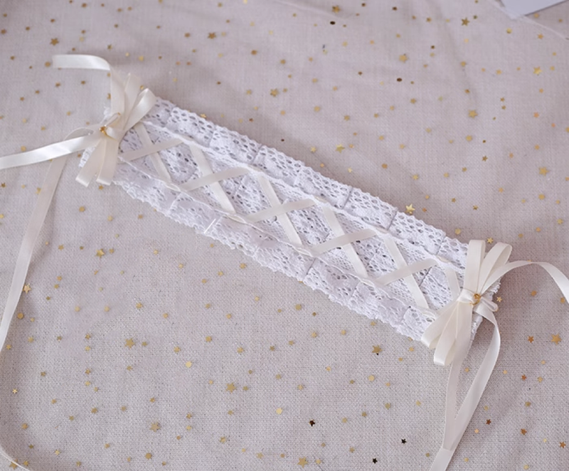 Xiaogui - Japanese Style Sweet Lolita Lace - Headband Multicolors Headwear