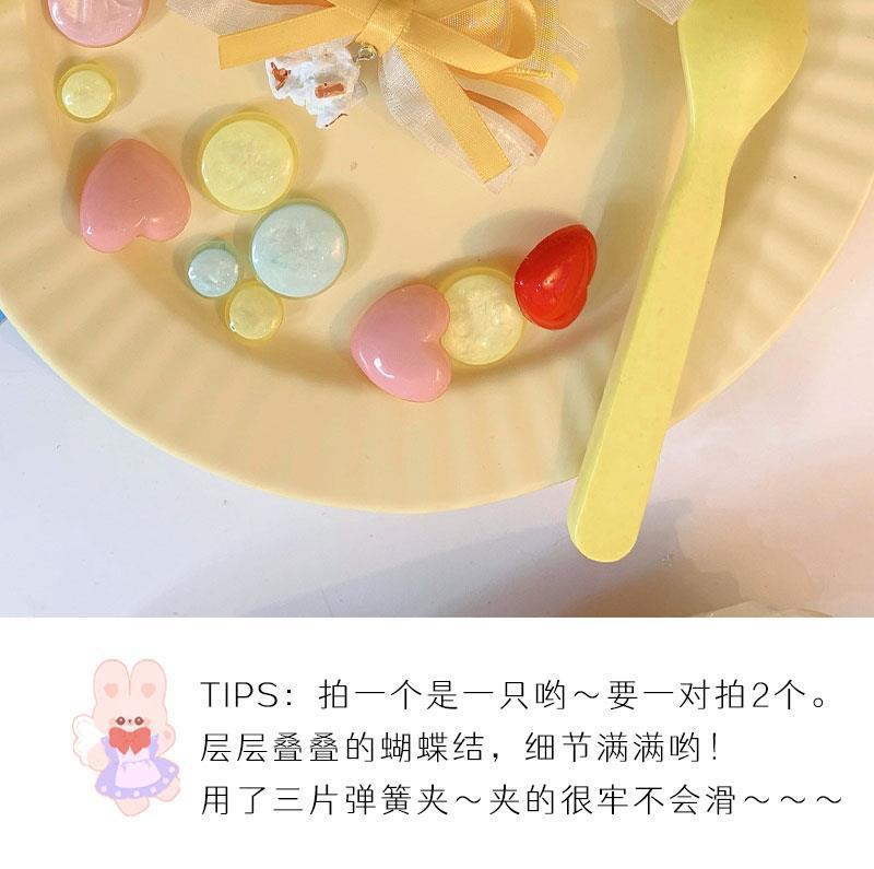 Cute Popcorn Edge Hair Clip Energetic Cute Hair Clip Original Lolita Hair Accessory  Girl Hair Ornament