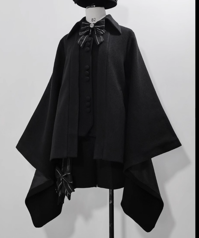 Princess Chronicles - ShenYao - Ouji Vintage Lolita Black Bow Shorts