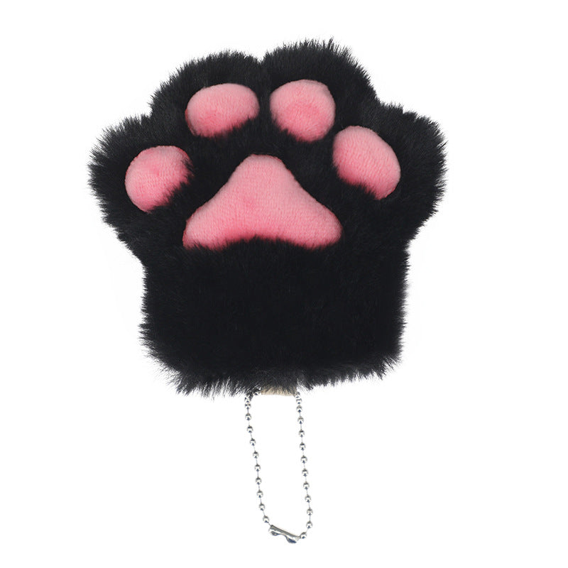Simulation Animal Paw Small Ornament Keychain Cat Small Decoration Doll Small Accessory Cute Plush Cat Paw Small Pendant