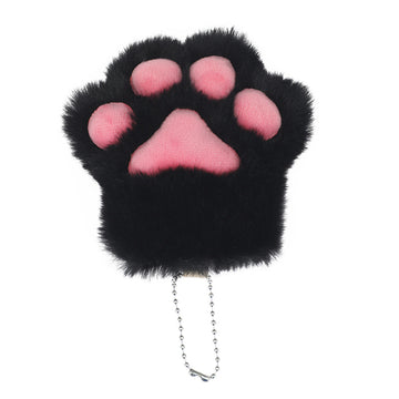 Simulation Animal Paw Small Ornament Keychain Cat Small Decoration Doll Small Accessory Cute Plush Cat Paw Small Pendant