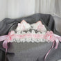 Oreilles de chat roses + bandeau
