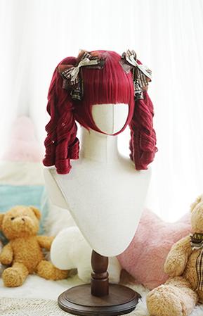 Imperial Tea - Roman Roll - Lolita wig with Roman curls and double ponytails - product detail 8