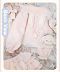 Frosted Bunny Soft Pink Jacket / Frosted Bunny Milky White - Wool Version / S