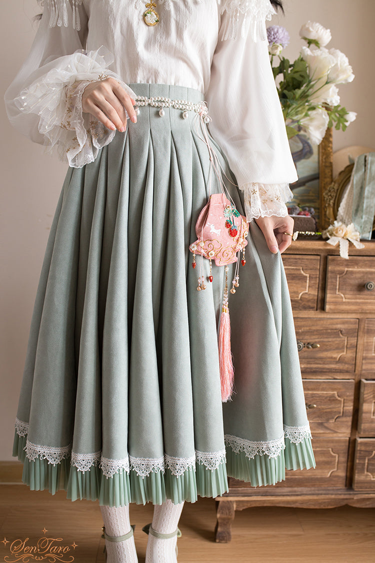Sentaro - Canneles Elegant Classic High Waist - Lolita Skirt SK Skirt