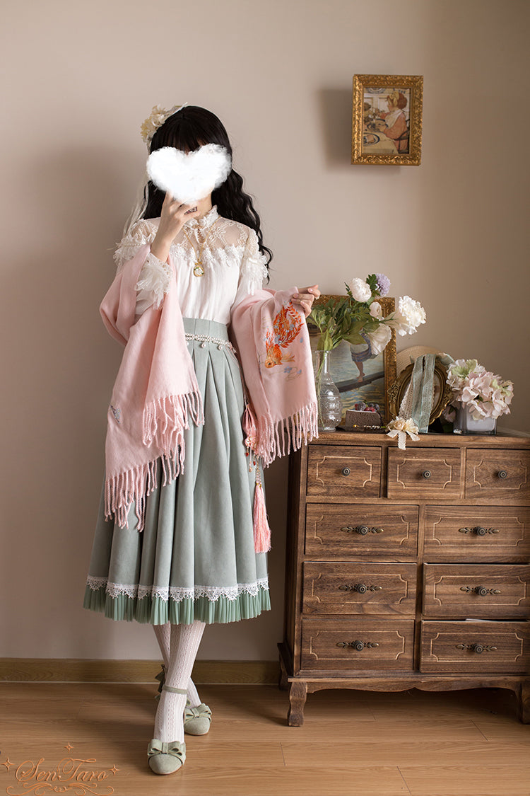 Sentaro - Canneles Elegant Classic High Waist - Lolita Skirt SK Skirt