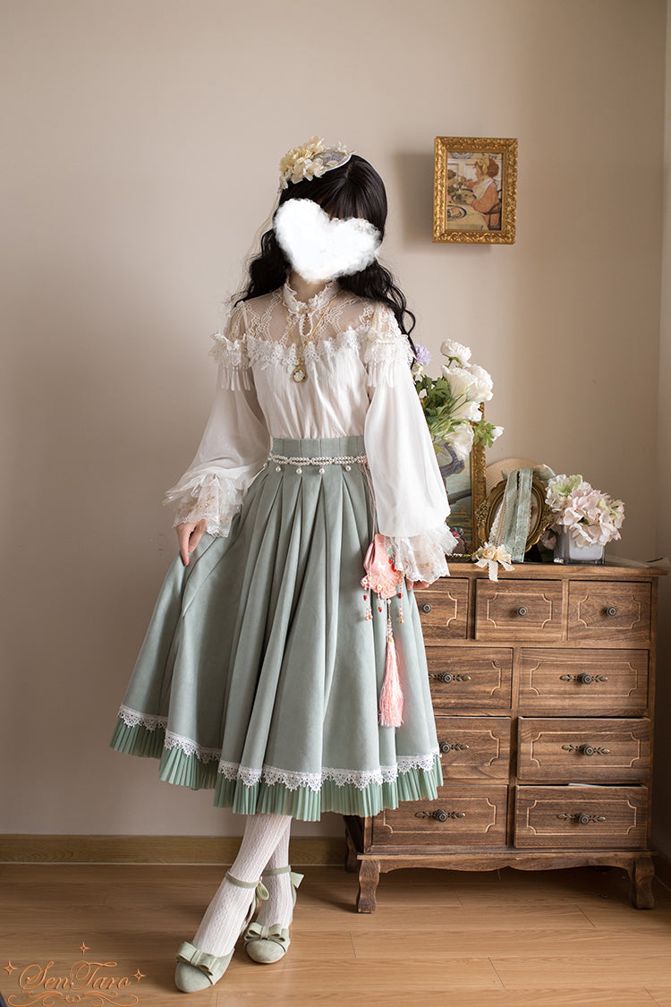 Sentaro - Canneles Elegant Classic High Waist - Lolita Skirt SK Skirt