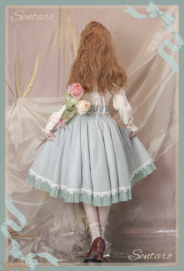 Sentaro - Canneles Elegant Classic High Waist - Lolita Skirt SK Skirt