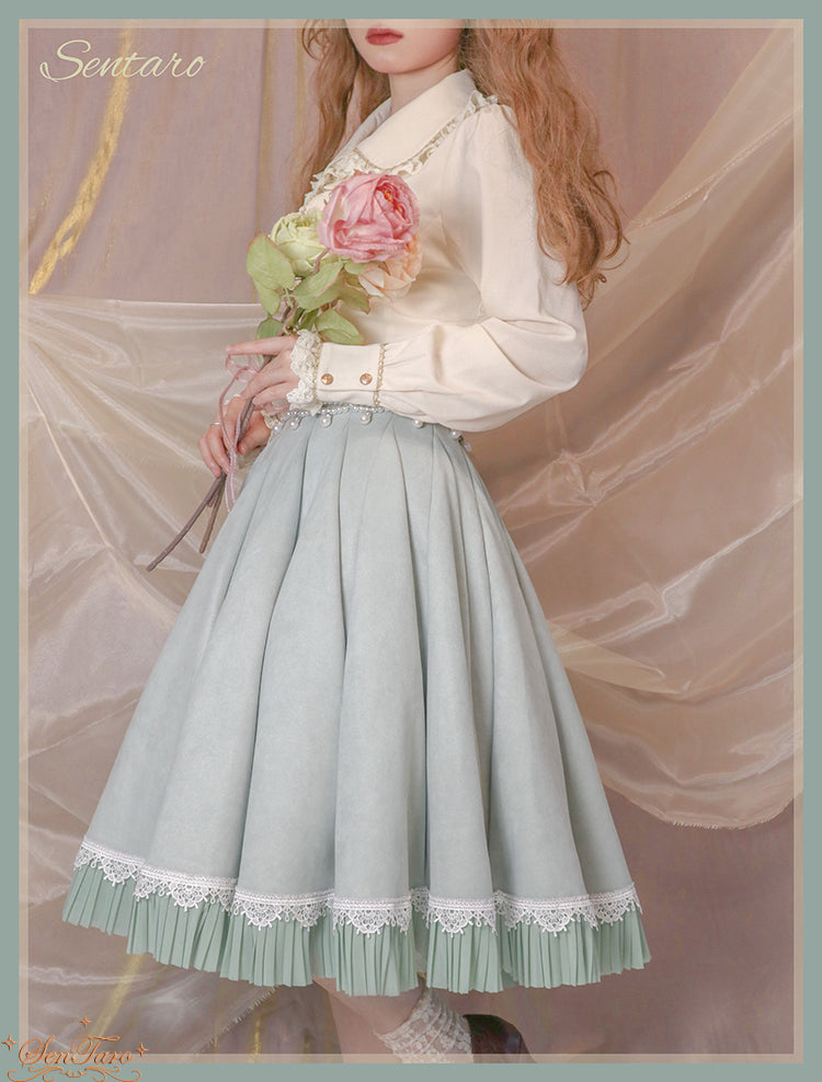 Sentaro - Canneles Elegant Classic High Waist - Lolita Skirt SK Skirt