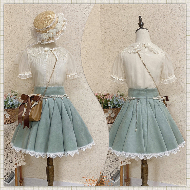 Sentaro - Canneles Elegant Classic High Waist - Lolita Skirt SK Skirt