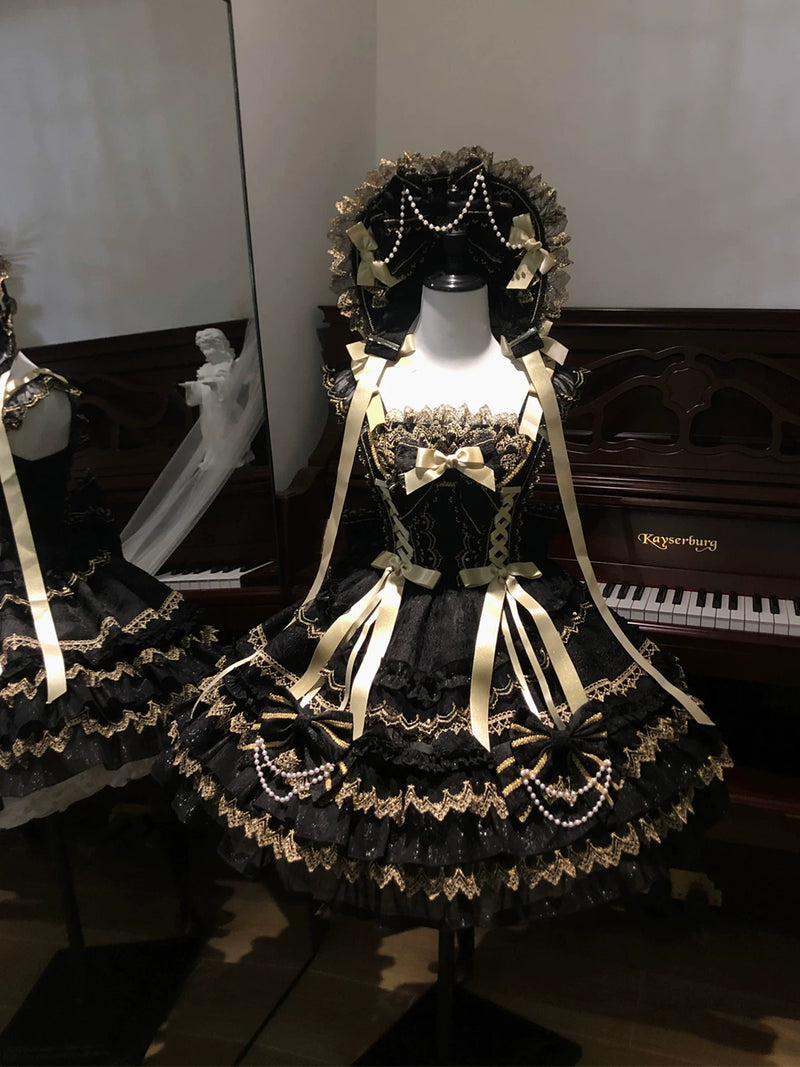 Hanguliang Gilt Memory JSK Dress - product view 6