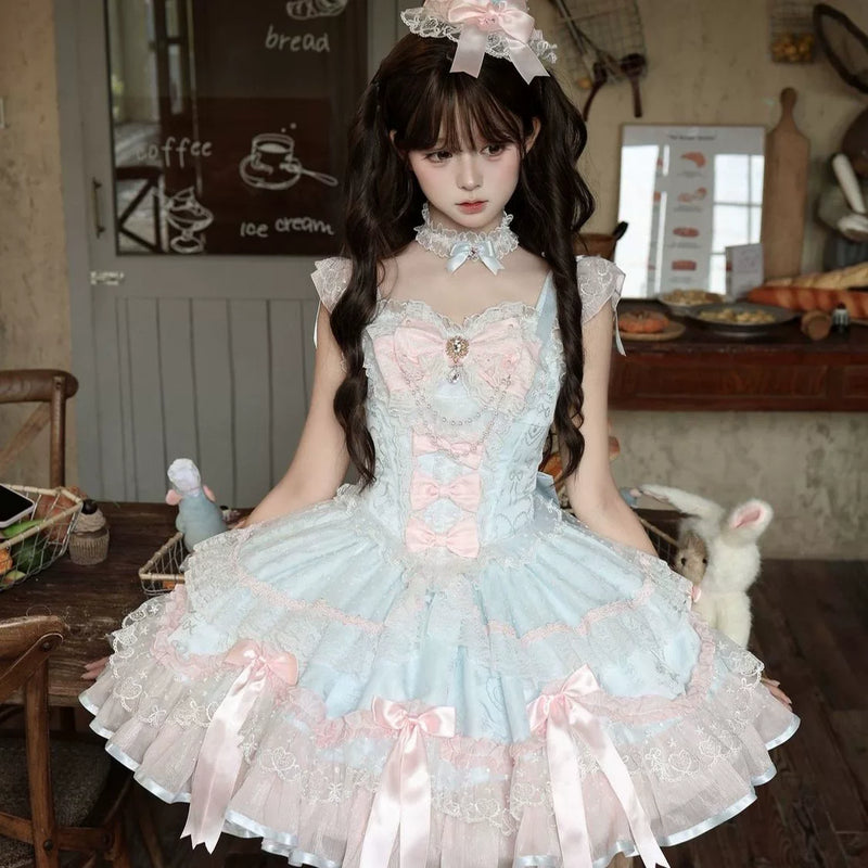Hanguliang Satin Ballet JSK Dress - product view 3