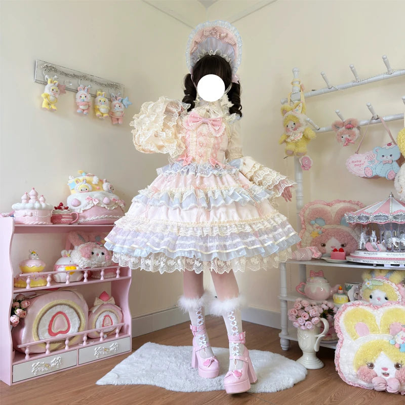Hanguliang Star Love Song JSK Dress - Pink JSK - product view 8