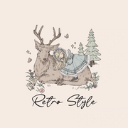 retro style logo