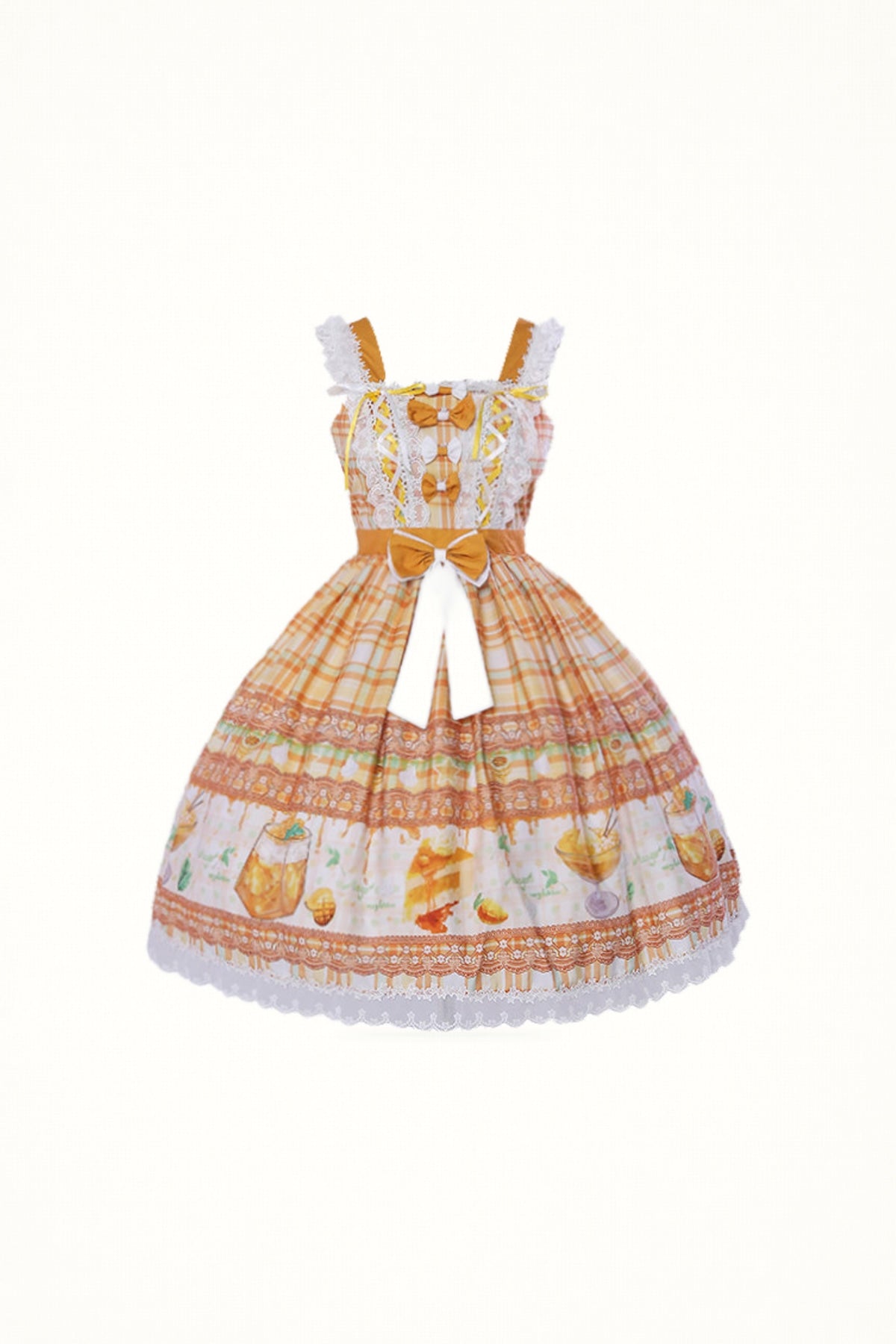 Lolita - Mango Macchiato - Ginger Yellow Sweet Lolita JSK