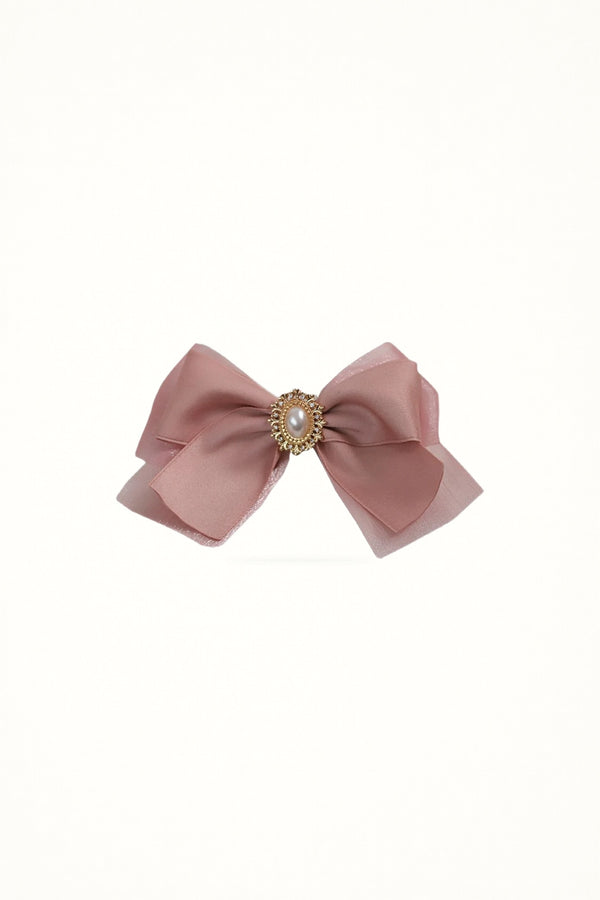 Smoke Pink Bow - Headwear